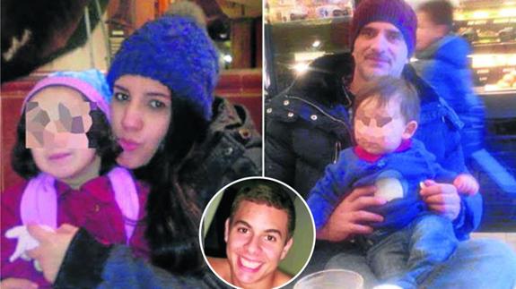 Familia de Patrick Nogueira. Su tío, la esposa de su tío y sus dos sobrinos asesinados.